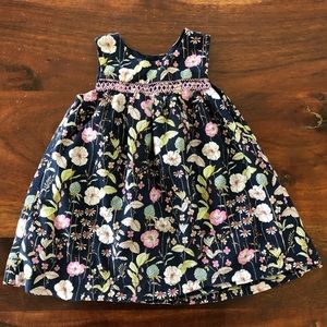 Gap Navy Floral Dress